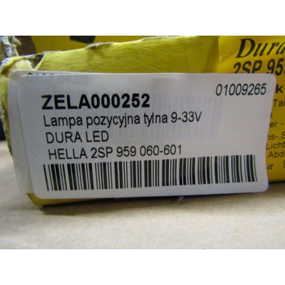Lampa pozycyjna tylna DURA LED 9-33V	HELLA 2SP-959 060-601