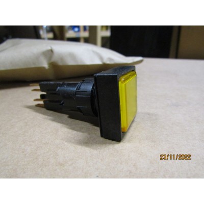 Lampka sygnalizacyjna żółta 24V IP65 z żar.25x25mm